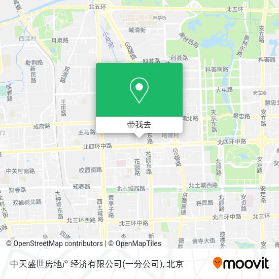 中天盛世房地产经济有限公司(一分公司)地图