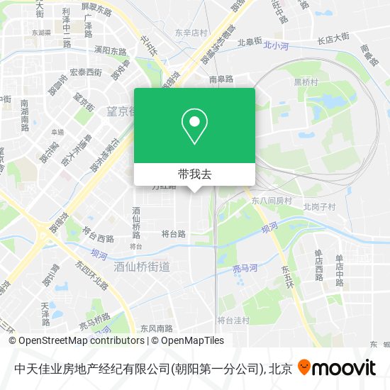 中天佳业房地产经纪有限公司(朝阳第一分公司)地图