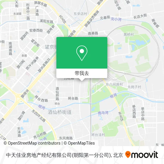 中天佳业房地产经纪有限公司(朝阳第一分公司)地图