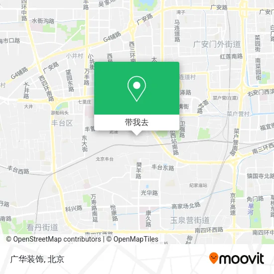 广华装饰地图