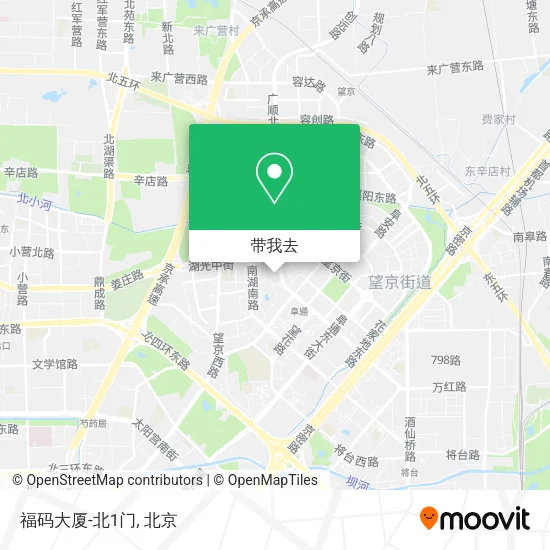 福码大厦-北1门地图