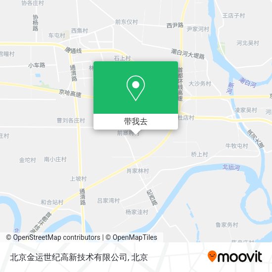 北京金运世纪高新技术有限公司地图