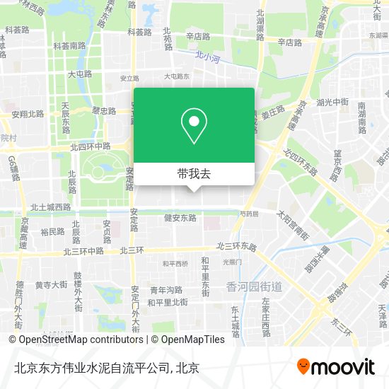 北京东方伟业水泥自流平公司地图
