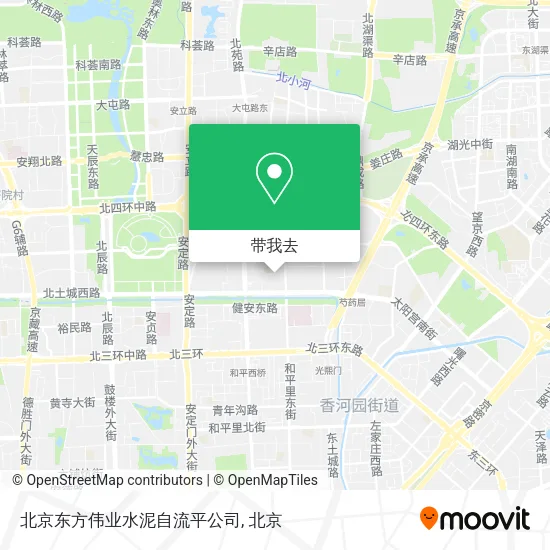 北京东方伟业水泥自流平公司地图
