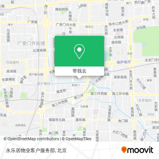 永乐居物业客户服务部地图