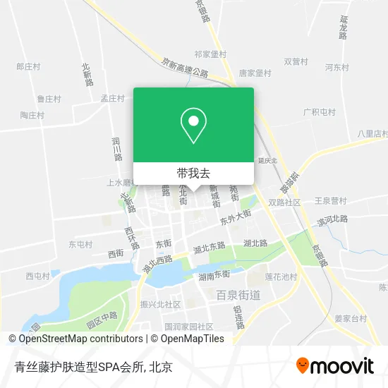 青丝藤护肤造型SPA会所地图