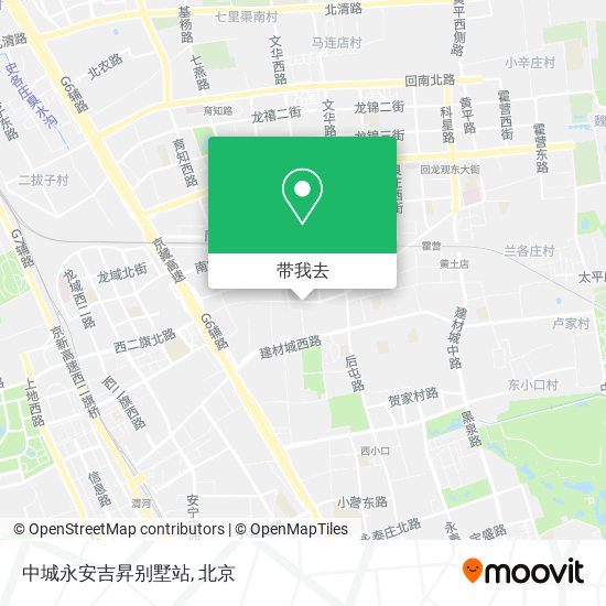中城永安吉昇别墅站地图