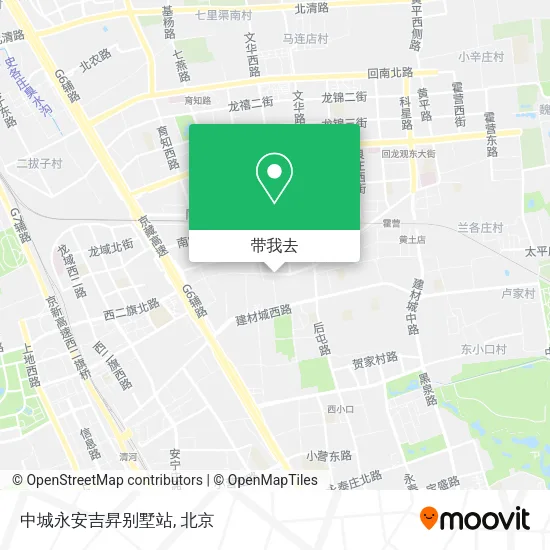 中城永安吉昇别墅站地图