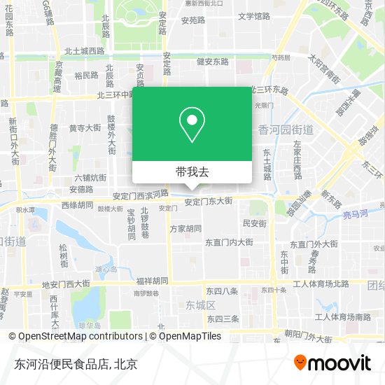东河沿便民食品店地图