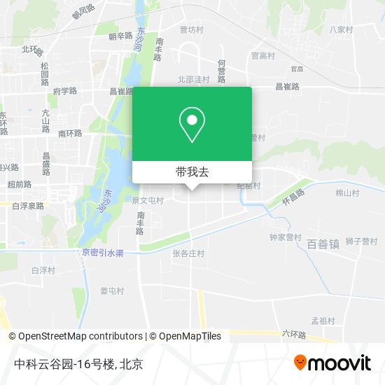 中科云谷园-16号楼地图