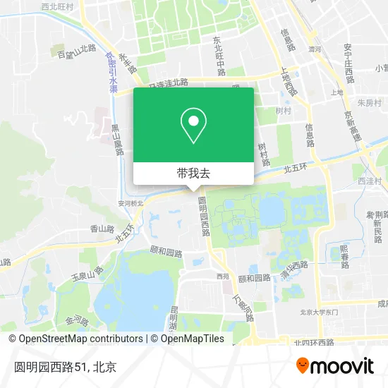 圆明园西路51地图