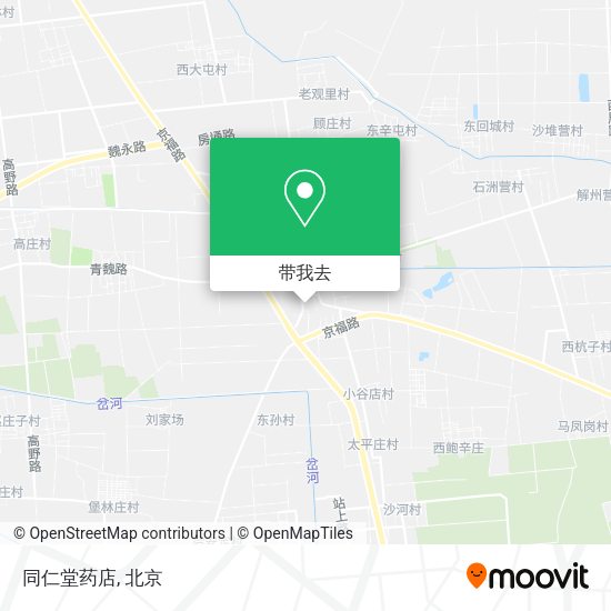 同仁堂药店地图
