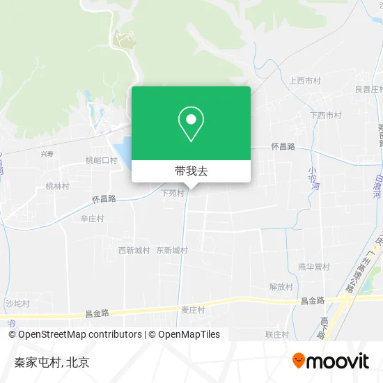 秦家屯村地图