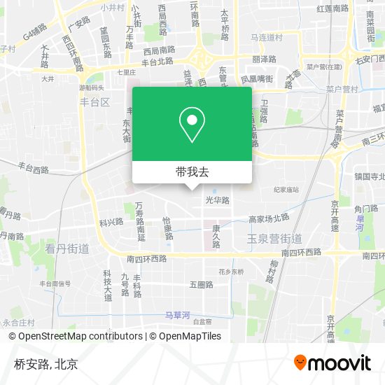 桥安路地图