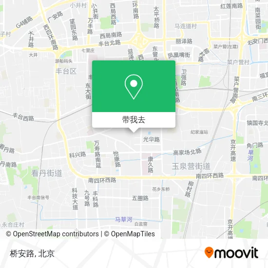 桥安路地图
