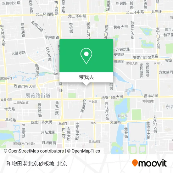 和增田老北京砂板糖地图