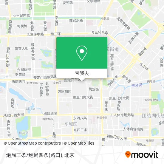 炮局三条/炮局四条(路口)地图