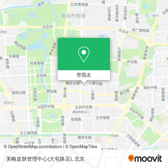 美略皮肤管理中心(大屯路店)地图