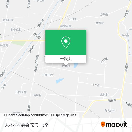 大林村村委会-南门地图