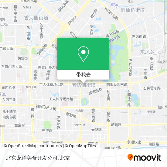 北京龙洋美食开发公司地图