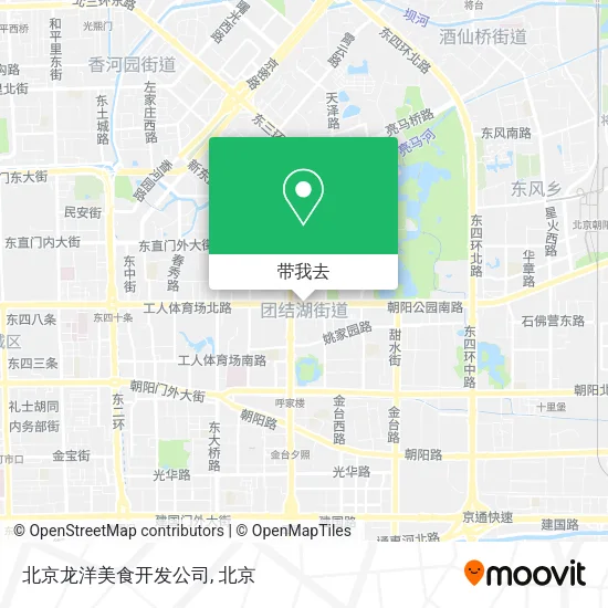 北京龙洋美食开发公司地图