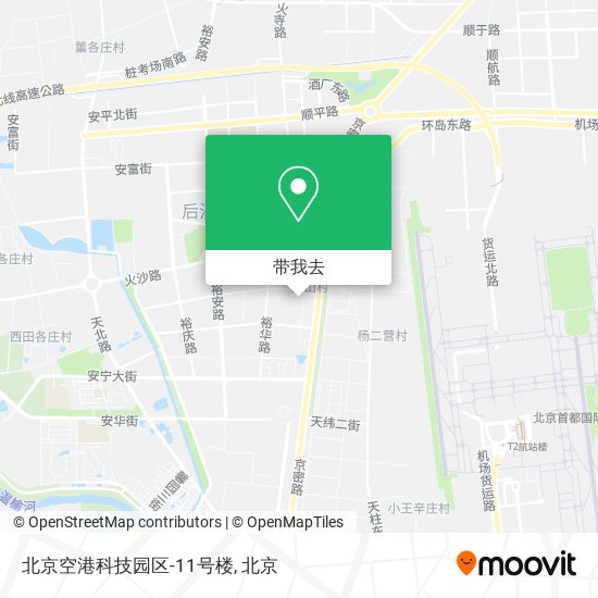 北京空港科技园区-11号楼地图