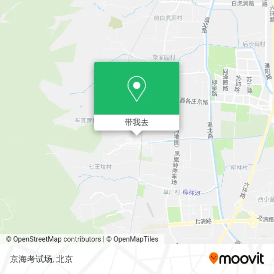 京海考试场地图