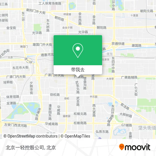 北京一轻控股公司地图