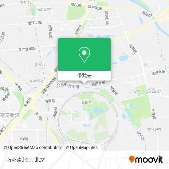 南影路北口地图