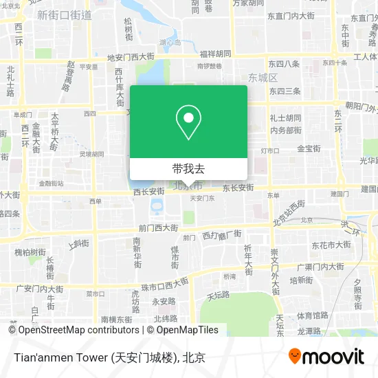 Tian'anmen Tower (天安门城楼)地图