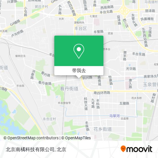 北京南橘科技有限公司地图
