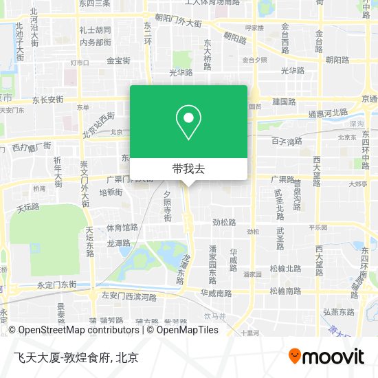 飞天大厦-敦煌食府地图