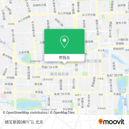 德宝新园(南1门)地图