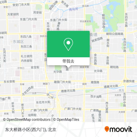 东大桥路小区(西六门)地图