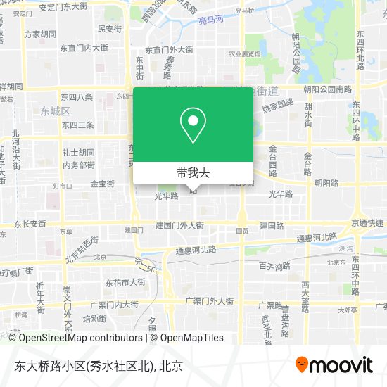 东大桥路小区(秀水社区北)地图