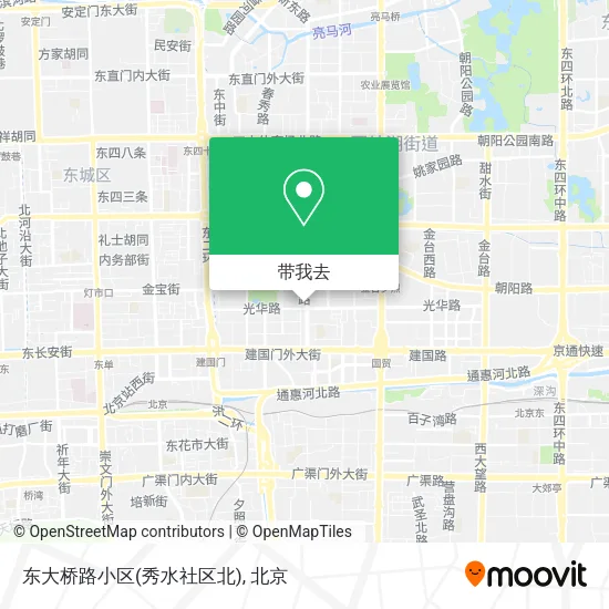 东大桥路小区(秀水社区北)地图