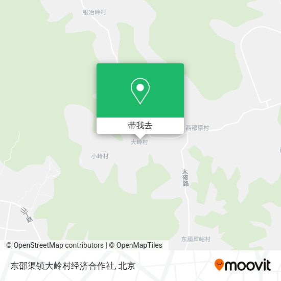 东邵渠镇大岭村经济合作社地图