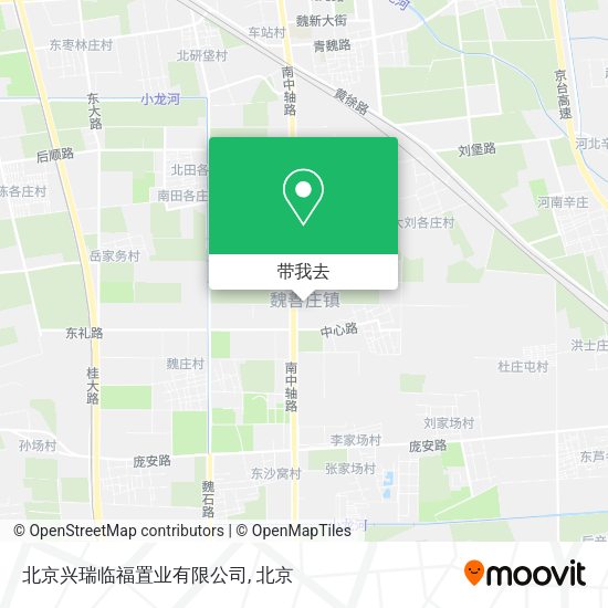 北京兴瑞临福置业有限公司地图