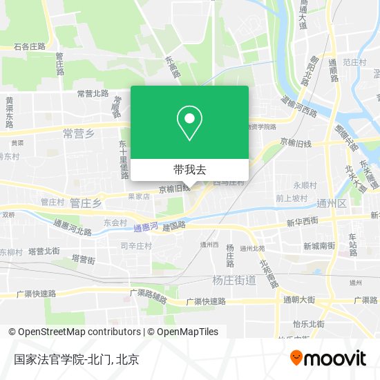 国家法官学院-北门地图