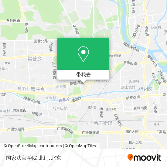 国家法官学院-北门地图