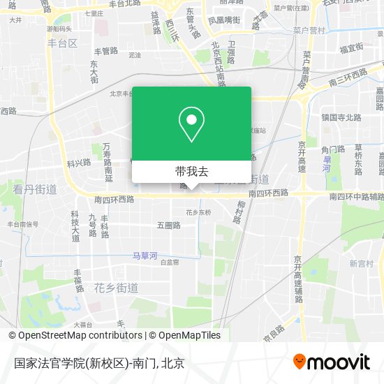 国家法官学院(新校区)-南门地图