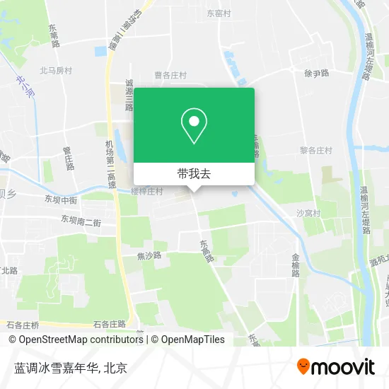 蓝调冰雪嘉年华地图