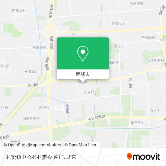 礼贤镇中心村村委会-南门地图