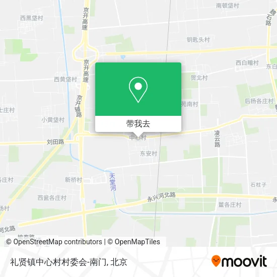 礼贤镇中心村村委会-南门地图