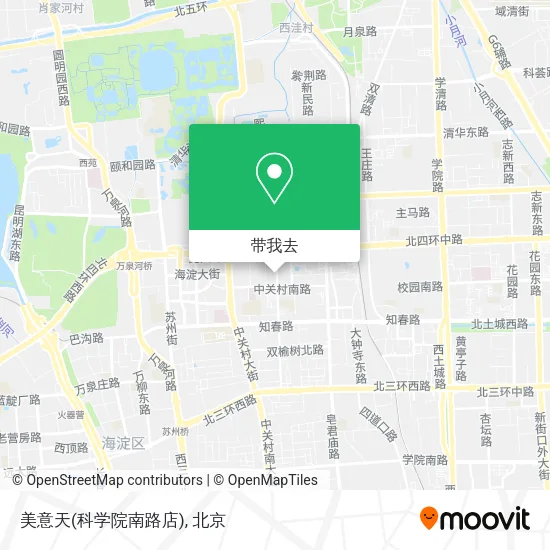 美意天(科学院南路店)地图