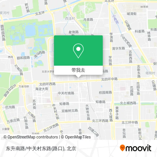 东升南路/中关村东路(路口)地图