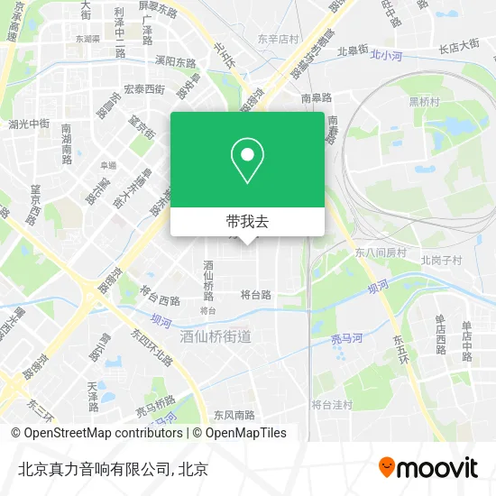 北京真力音响有限公司地图