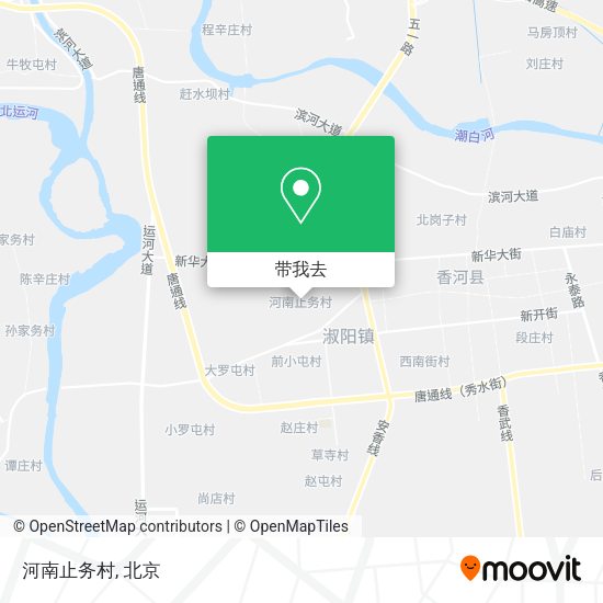 河南止务村地图