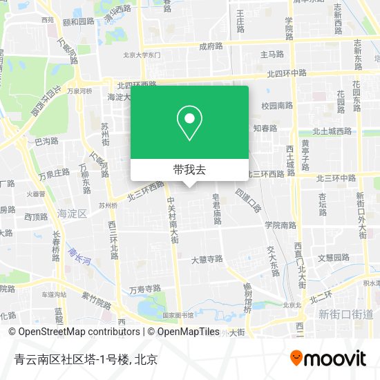 青云南区社区塔-1号楼地图