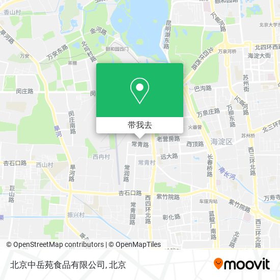北京中岳苑食品有限公司地图